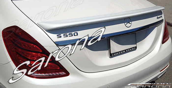 Custom Mercedes S Class  Sedan Trunk Wing (2014 - 2019) - $299.00 (Part #MB-098-TW)